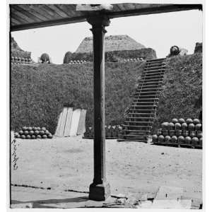   Interior view of Castle Pinckney 