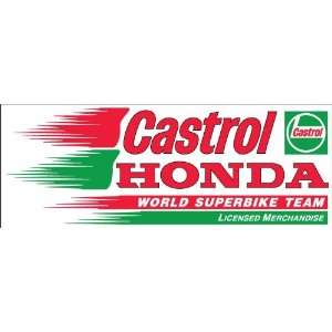  Castrol Honda Bike Superbike Team F1 Motor Oil Car Bumper 