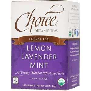   Tea, Caffeine Free, 16 Tea Bags x 6 Box, Choice Organic Teas: Health