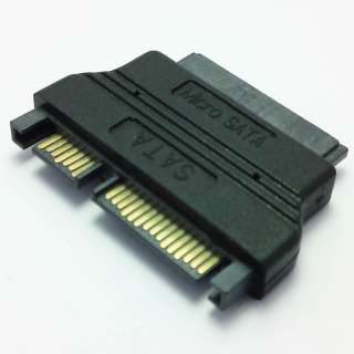 Micro SATA SSD 1.8 inch HDD to 7+15 SATA 2.5 Hard Disk Adapter 