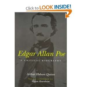   Poe A Critical Biography [Paperback] Arthur Hobson Quinn Books