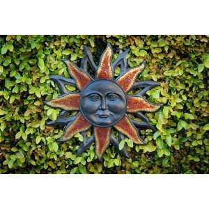  Red Star Traders Cast Resin Bronze Sun Outdoor Accessory 
