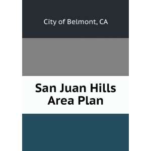  San Juan Hills Area Plan CA City of Belmont Books