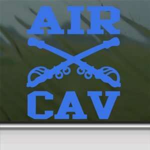  AIR CAV Army Cavalry Sabers Blue Decal Window Blue Sticker 