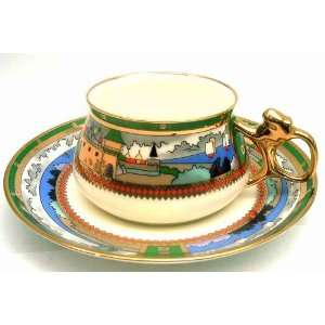  Ivan Bilibin Medieval Russia Tea Cup and Saucer