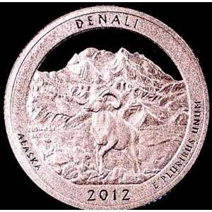 GEM Clad PROOF 2012 S Alaska Denali National Park Quarter America the 