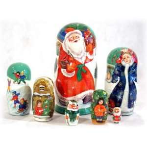  Old World Christmas Doll 7pc 8 