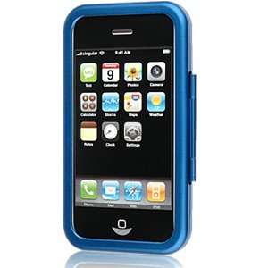     Book Type for Apple iPhone 3GS (Blue) Cell Phones & Accessories