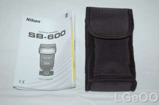 Nikon SB 600 Speedlight Flash Digital SLR Camera AS IS  