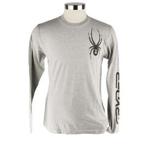  Spyder Long Sleeve Shirt Medium Grey: Sports & Outdoors