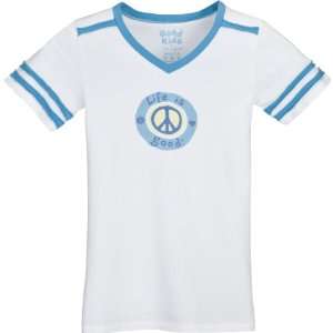    Life is Good Girls Circle Peace Sportie Tee