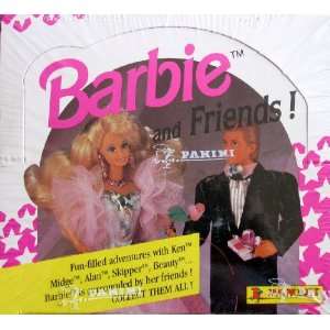  Barbie & Friends Panini Box of 36 Packs Fashion Trading 