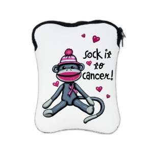   Sleeve Case 2 Sided Sock It To Cancer   Cancer Awareness Pink Ribbon
