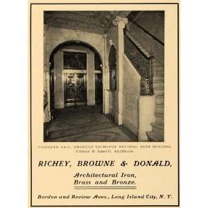  Architecture Richey Browne Donald   Original Print Ad