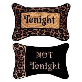 Manual Woodworkers & Weavers Tonight or Not Tonight Reversible Pillow 