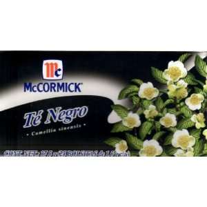McCormick Black Tea / Te Negro 25 bags/box (Pack of 4):  