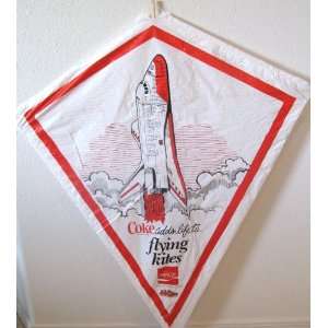 Coca Cola Kite With Space Shuttle RARE 1970s Collectible 