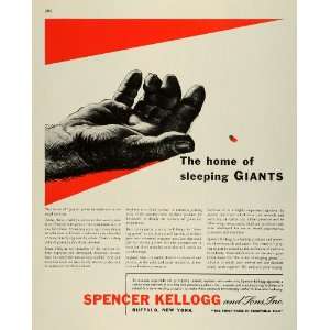  1943 Ad Spencer Kellogg Vegetable Soybean Oil WWII War Production 
