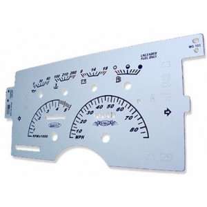    Nu Image WG103 White Gauge Face for Chevy and GMC: Automotive