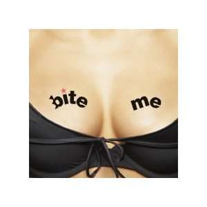    toos Temporary Tattoos For Your Ta Tas, Bite Me / Lucky You: Beauty
