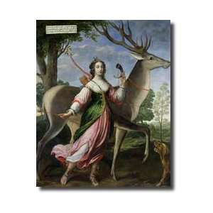   Of Chevreuse As Diana The Huntress Giclee Print