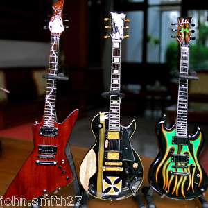Miniature Guitar James Hetfield Metallica Set of 3 CGN  