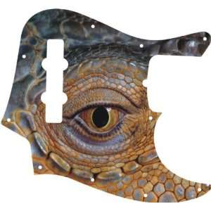  Reptile Eye Graphical J Bass Standard Pickguard Musical 