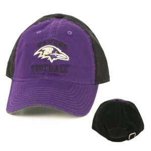  Baltimore Ravens 2 Tone Slouch Fit Adjustable Baseball Hat 