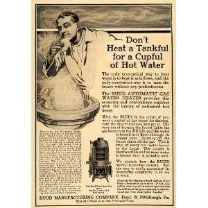 1911 Ad Ruud Automatic Gas Water Heater Dwelling Size 