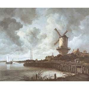 Windmill Near Wijk Poster Print 