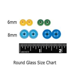 GLASS BEADS HANDMADE ROUND INDIAN 6mm 8mm  