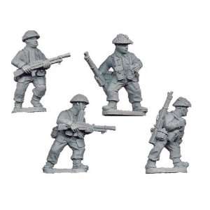     World War II Late British Bren Gun Teams(4) Toys & Games