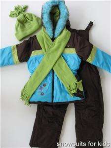 NWT Girls 4 5/6 6X Rothschild 4 Piece Snowsuit ski outfit $98 Retail 