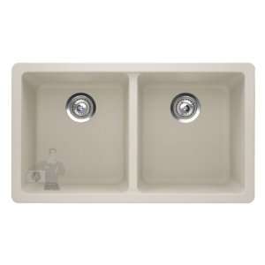  White Granite/Quartz Composite Undermount Kitchen Sink 