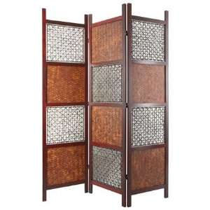  6 ft. Tall Bamboo Leaf Room Divider