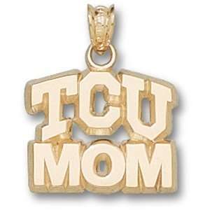  Texas Christian University TCU Mom Arched Pendant (Gold 