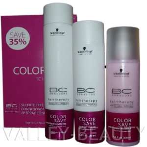 SCHWARZKOPF Professional Beauty Set Color Save   BC Hairtherapy Trio