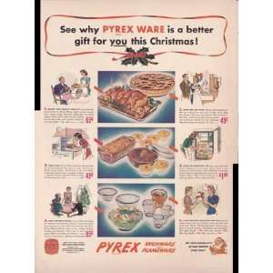  Pyrex Ovenware Christmas Gift Ideas 1942 Original Vintage 