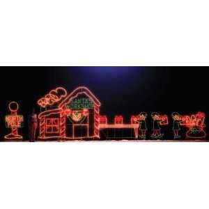 Santas Workshop   Christmas Light Display:  Home & Kitchen