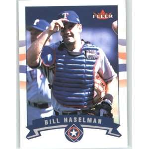  2002 Fleer #170 Bill Haselman   Texas Rangers (Baseball 