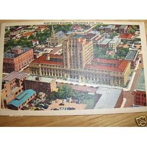  Post Office Building Oklahoma City OK Vintage Postcard 