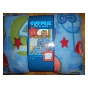  Snuggie Cuddlie Childrens Kids Sports Wrap Fleece Blanket 
