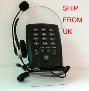   Headset Telephone DTMF with MUTE for Small Office & Home Office  