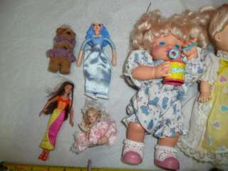 vintage baby doll lot plastic porcelain small girls lot  