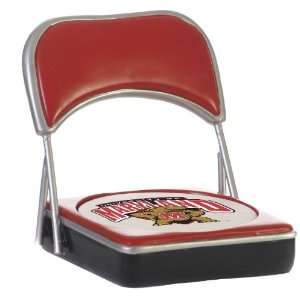 Maryland Terrapins Stadium Chair with Coaster, Set of 2  