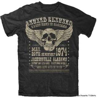 Licensed Lynyrd Skynyrd Alabama 74 Adult Shirt S 2XL  