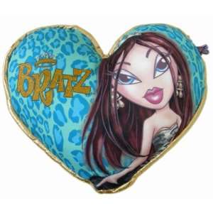  Bratz Passion for Fashion Heart Shaped Blue Pillow