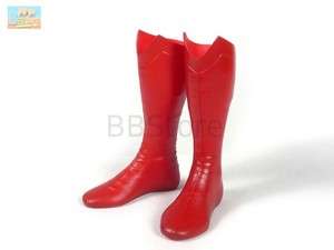   Superman 1 1978 RED BOOTS Christopher Reeve 1/6 Scale Figure Shoes NEW
