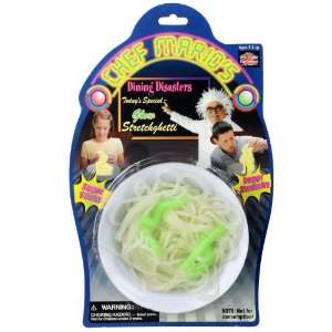   , Glow in the Dark Pasta with Green Free Range Worms 