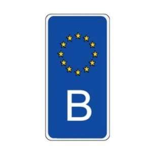  Belgium Euroband Sidebar Decal   Bumper Sticker 